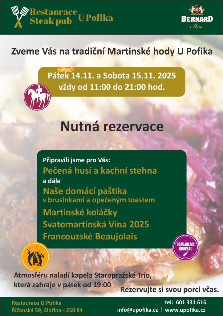 hody s tradičními pokrmy